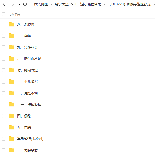 《凤麟宗道医技法特训营》音 视 文 百度云下载！-优选易学