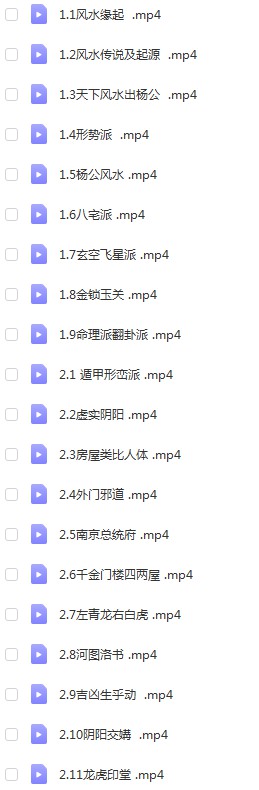 水沭青龙奇门风水视频59集 移动网盘下载！-优选易学