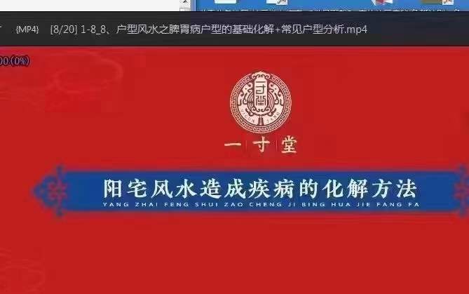 一寸堂阳宅风水造成的疾病与化解20集-优选易学