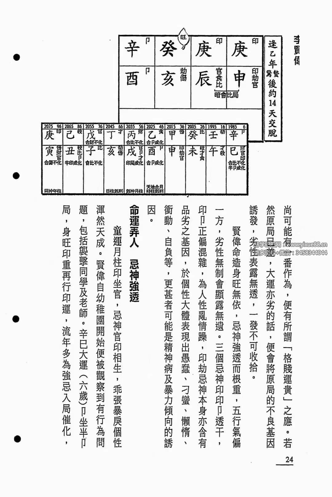 怀悟著《囚室算命手记》316页-优选易学